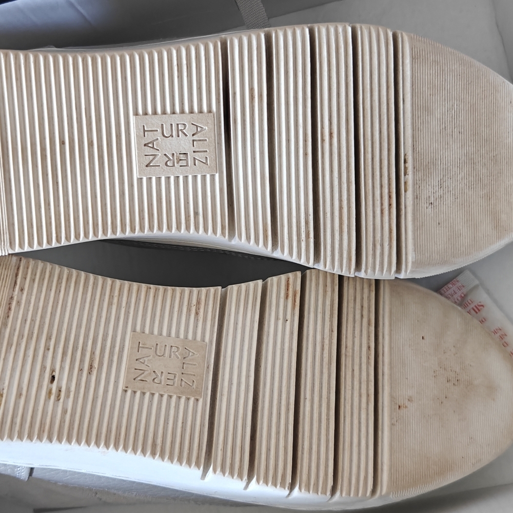 Naturalizer Gray High-Top Sneakers with Zipper - Picture 4 of 11